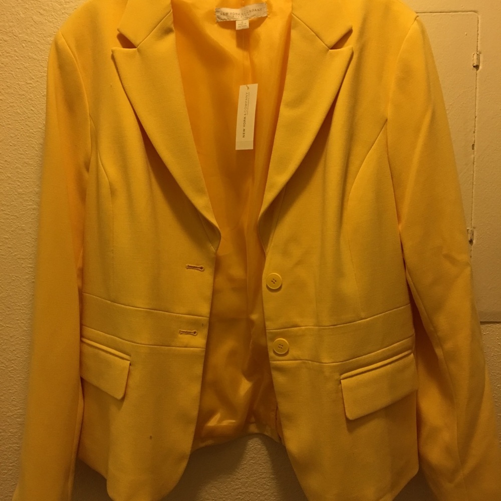Yellow New York and Company blazer